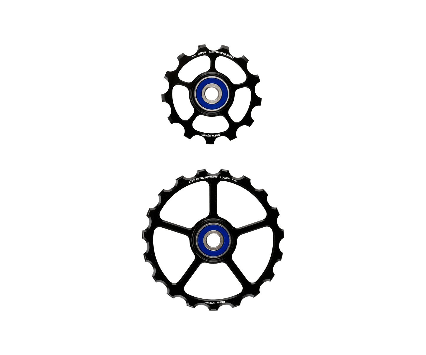 Spare Pulley Wheels Black