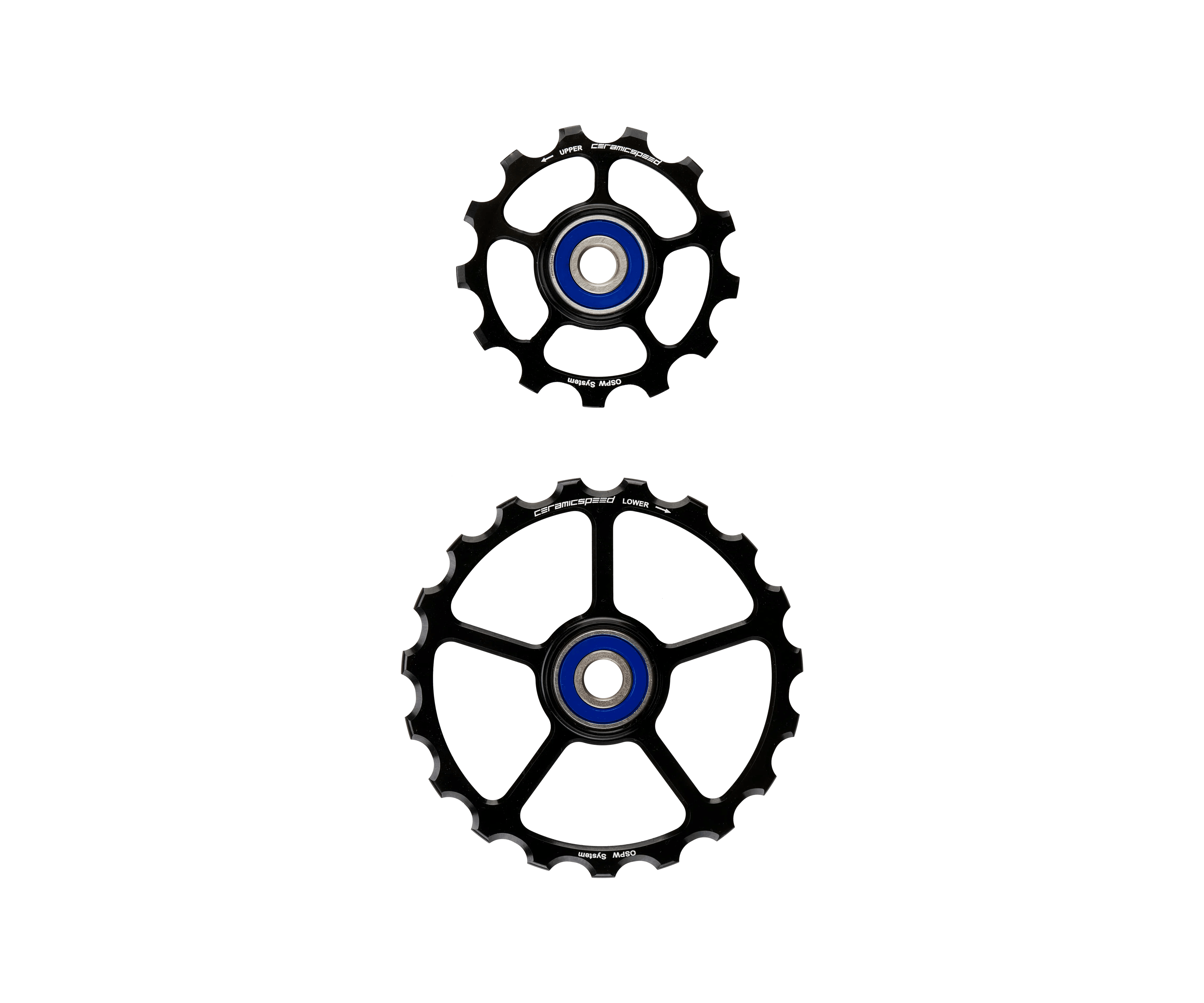 Spare Pulley Wheels Black