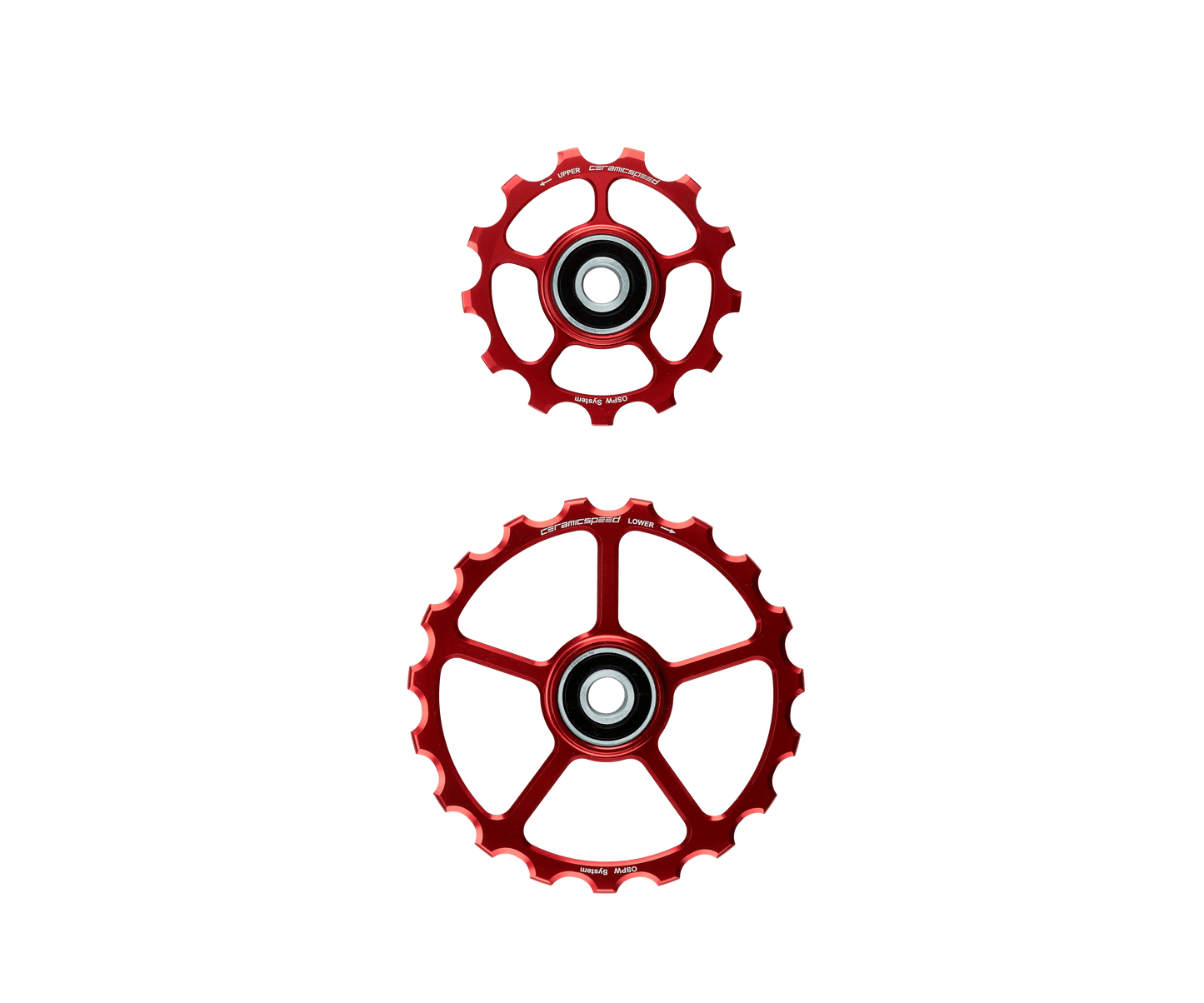 Spare Pulley Wheels Red