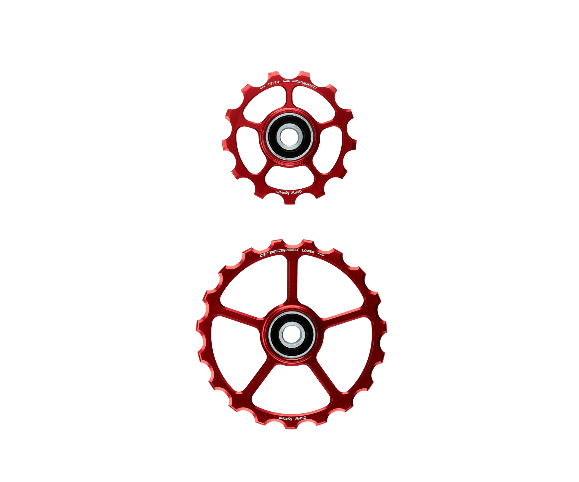 Spare Pulley Wheels Red