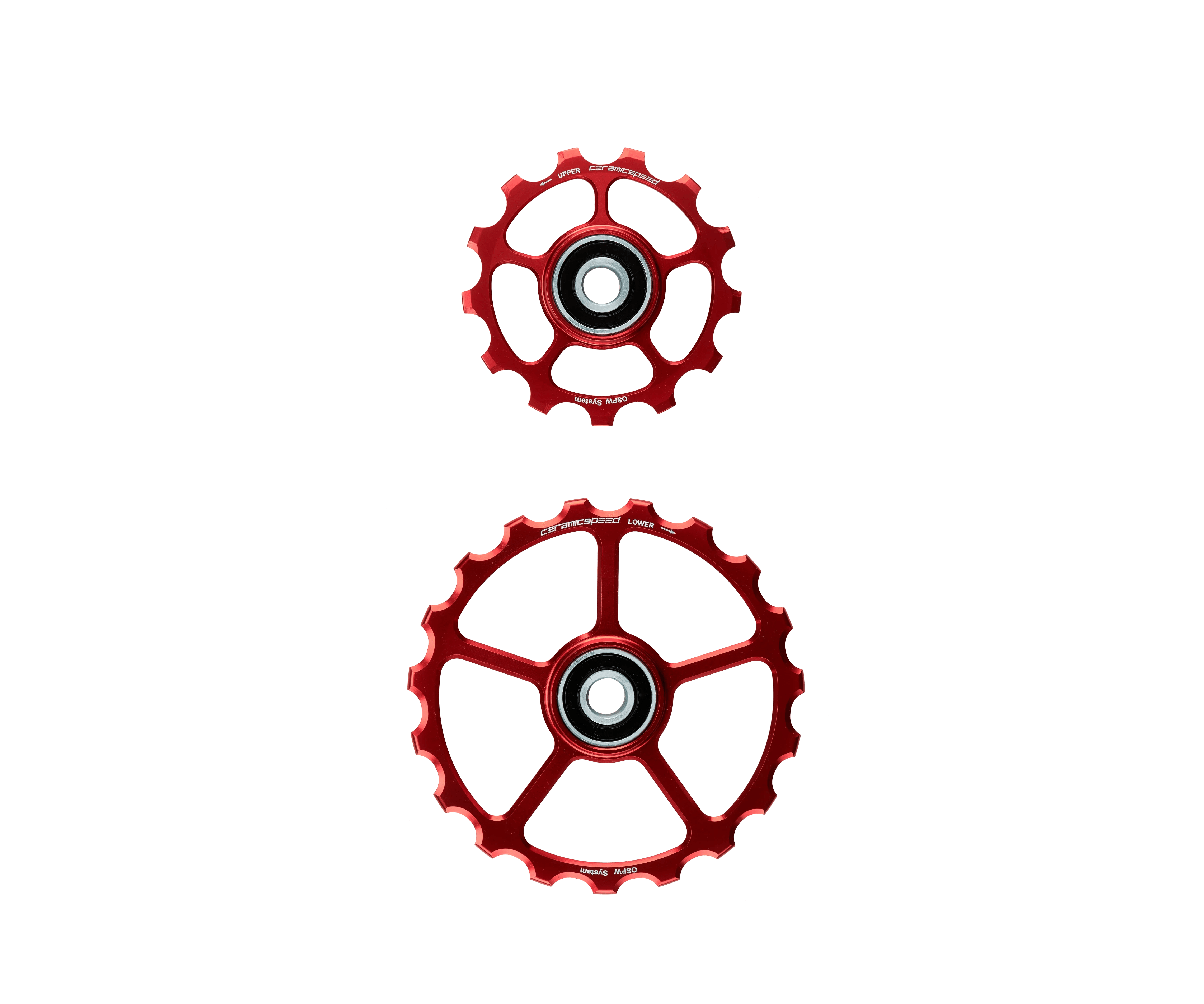 Spare Pulley Wheels Red